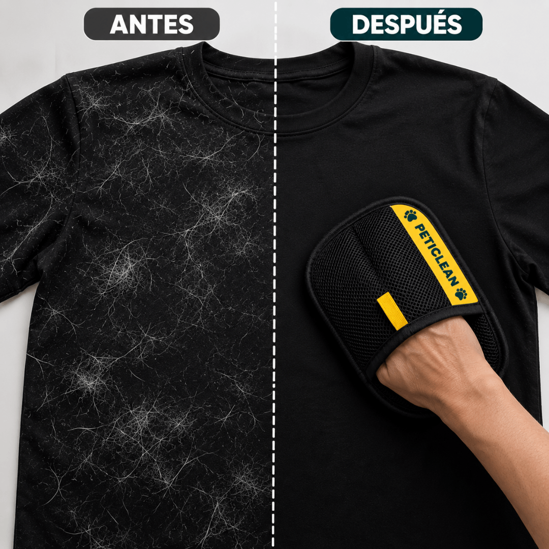 Guante Quitapelo Rápido y Reutilizable PetiClean™