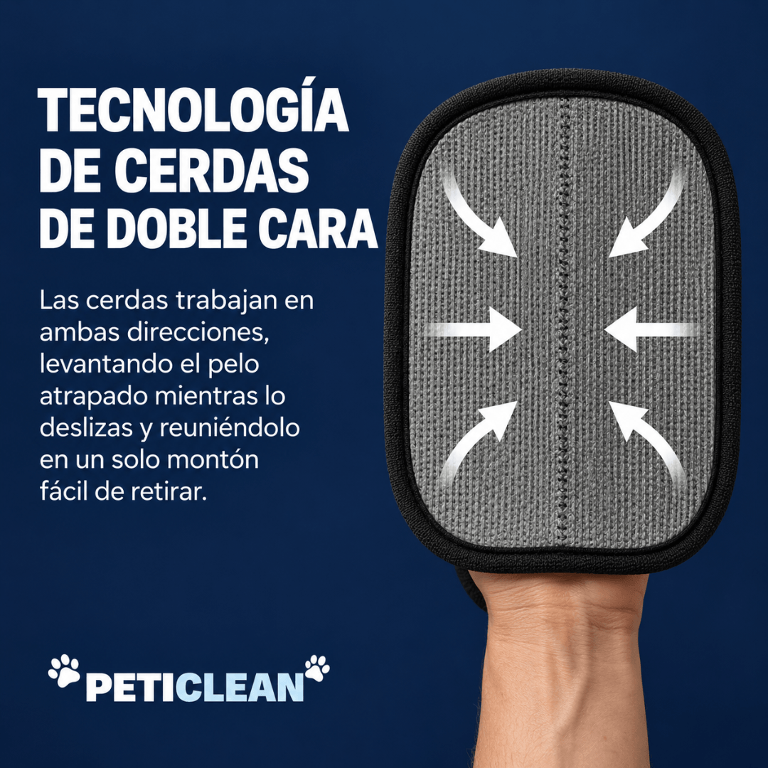 Guante Quitapelo Rápido y Reutilizable PetiClean™